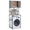 Washing Machine Cabinet Grey Sonoma - 68x48.5x194 cm