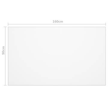 Table Protector Matt 160x90 cm - Durable PVC Protection