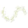 Artificial Flower Garlands 6 pcs White 180 cm - Hipomarket UK