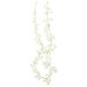 Artificial Flower Garlands 6 pcs White 180 cm - Hipomarket UK