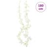 Artificial Flower Garlands 6 pcs White 180 cm - Hipomarket UK