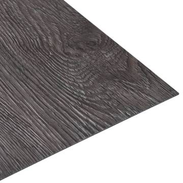 Self-Adhesive PVC Flooring Planks - Brown, 5.11 m² | HipoMarket