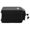 Safe Box Black 38x32.5x16.5 cm - Fireproof & Waterproof Security