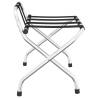 Sturdy Luggage Rack with Backrest - 56x39x52cm