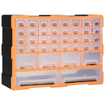 Multi-drawer Organiser with 40 Drawers | Compact Storage Unit