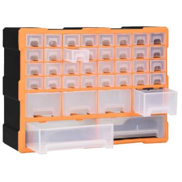 Multi-drawer Organiser with 40 Drawers | Compact Storage Unit