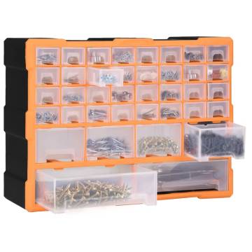 Multi-drawer Organiser with 40 Drawers | Compact Storage Unit