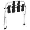 Sturdy Luggage Rack with Backrest - 56x39x52cm