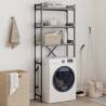 Washing Machine Shelf Grey Sonoma 67x25x163 cm Engineered Wood Colour grey sonoma Number of 1 