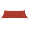 Red Sunshade Sail 2x5m - UV Resistant & Mould Proof