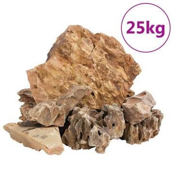 Dragon Stones 25 kg Brown Rocks for Aquariums | Hipomarket