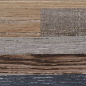 Multicolour PVC Flooring Planks 5.02 m² - Self-Adhesive