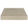 Stylish Floating Wall Shelf Oak - 23x23.5 cm | HipoMarket