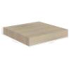 Stylish Floating Wall Shelf Oak - 23x23.5 cm | HipoMarket