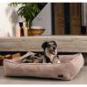 Designed by Lotte Ribbed Dog Basket - Pink 80x70x22 cm