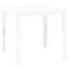 Garden Table White 78x78x72 cm Plastic Colour white Quantity in Package 1 