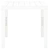 Garden Table White 78x78 cm - Durable Plastic Design