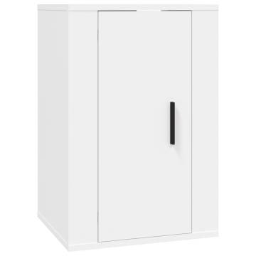 Wall Mounted TV Cabinet White - Stylish & Space-Saving Design