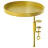 Esschert Design Gold Plant Tray with Clamp - Stylish & Functional