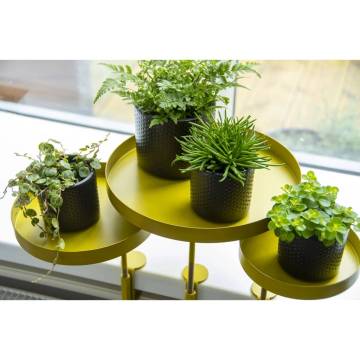 Esschert Design Gold Plant Tray with Clamp - Stylish & Functional