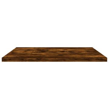 Wall Shelves 4 pcs Smoked Oak - Stylish Storage Solution