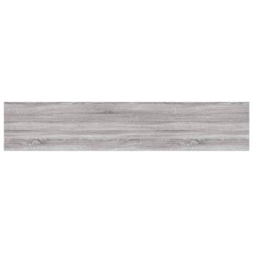 Wall Shelves 4 pcs Grey Sonoma - Engineered Wood Storage Solution