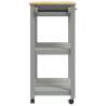 Kitchen Trolley MONZA - Vintage Solid Pine Wood | Hipomarket