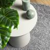 Shaggy Rug PAMPLONA Modern Grey Ø 280 cm for Cozy Interiors