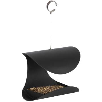 Esschert Design Hanging Bird Feeder Black L - Stylish & Functional