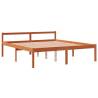 Bed Frame Wax Brown 160x200 cm - Solid Pine Wood | HipoMarket