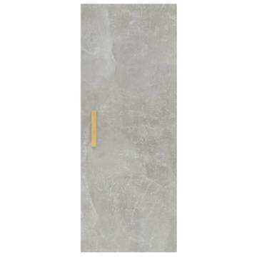 Wall Cabinet Concrete Grey 34.5x34x90 cm - Hipomarket