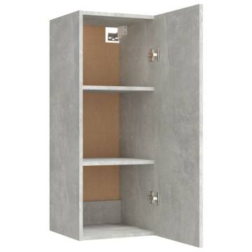 Wall Cabinet Concrete Grey 34.5x34x90 cm - Hipomarket