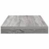 Wall Shelves 4 pcs Grey Sonoma - Durable Engineered Wood