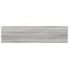 Wall Shelves 4 pcs Grey Sonoma - Durable Engineered Wood