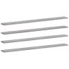 Grey Sonoma Wall Shelves - 4 Pcs | Durable & Stylish