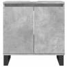 3 Piece Bathroom Furniture Set - Concrete Grey Stylish Storage