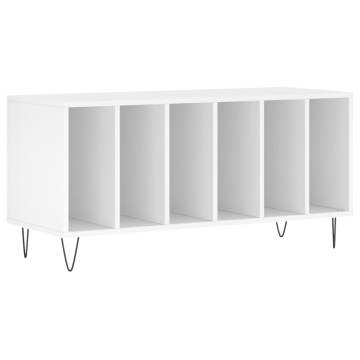 Record Cabinet White - Stylish Vinyl Storage | HipoMarket UK