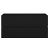 Sink Cabinet Black 90x38.5x45 cm - Stylish Storage Solution