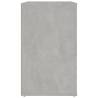 Stylish Concrete Grey Bedside Cabinet - 50x36x60 cm