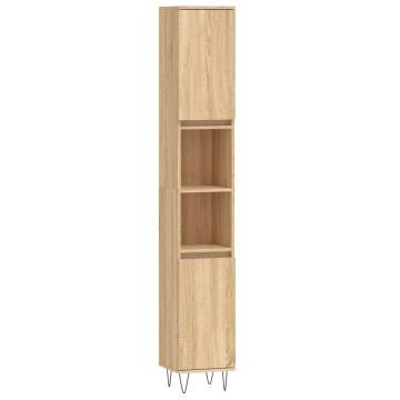 Bathroom Cabinet Sonoma Oak - Quality Storage Solution