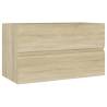 Sink Cabinet Sonoma Oak - 80x38.5x45 cm | Hipomarket