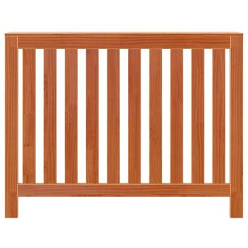 Radiator Cover Wax Brown - Solid Wood Pine 108.5x19x84 cm