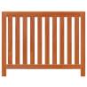 Radiator Cover Wax Brown - Solid Wood Pine 108.5x19x84 cm