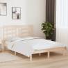 Bed Frame Solid Wood Pine 140x200 cm Colour natural Size 140 x 200 cm 