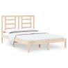 Solid Wood Pine Bed Frame 140x200 cm - Modern & Sturdy Design