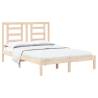 Solid Wood Pine Bed Frame 140x200 cm - Modern & Sturdy Design