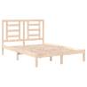 Solid Wood Pine Bed Frame 140x200 cm - Modern & Sturdy Design