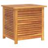 Garden Storage Box 60x50 cm - Solid Acacia Wood | HipoMarket