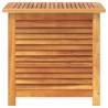 Garden Storage Box 60x50 cm - Solid Acacia Wood | HipoMarket