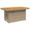 Beige Garden Table 90x55 cm - Stylish, Durable & Versatile